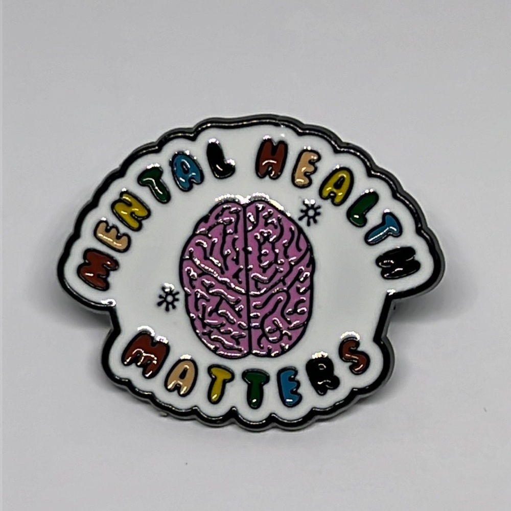 Mental Health‎ Matter. brooch lapel pin backpack pin hat pin